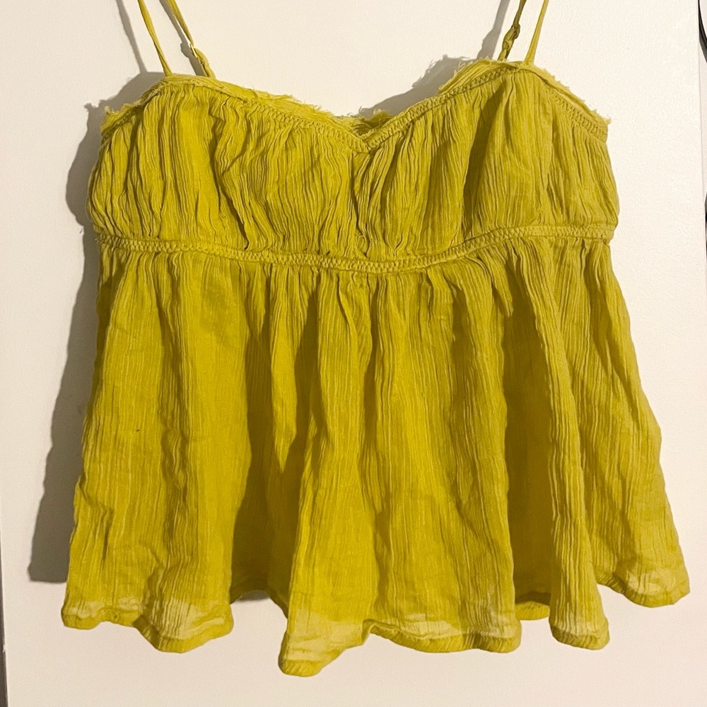 brand new Urban Outfitters y2k Liv ruched babydoll cami top women’s size xs